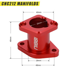 nibbi throttle bore closeup, clear airflow path for better engine breathing
