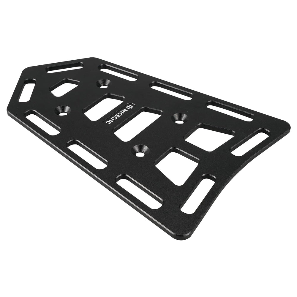 NICECNC rack label and pre-drilled holes highlighting 6mm diameter accuracy