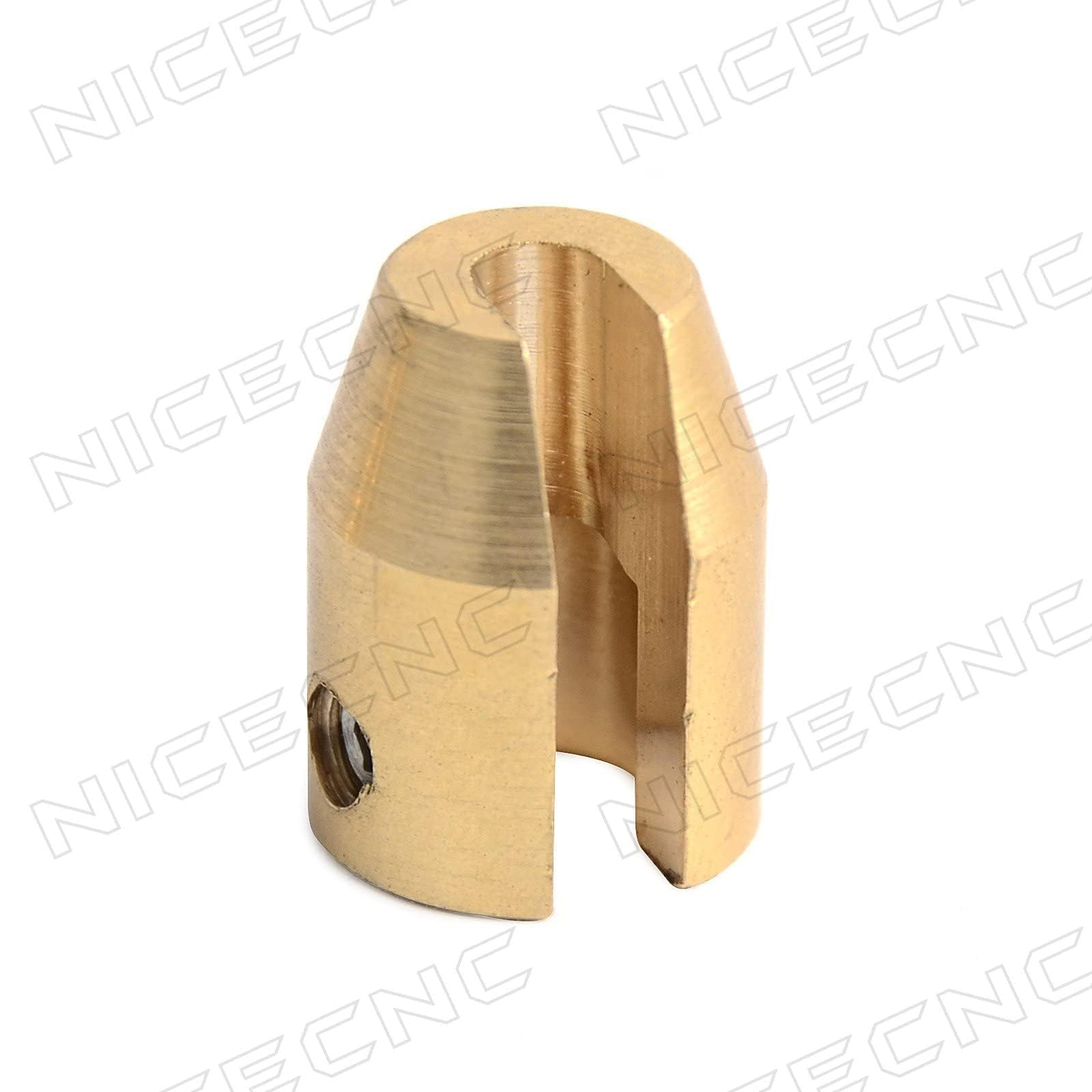 NICECNC stacked weights on a spoke demonstrating adjustable balancing capability