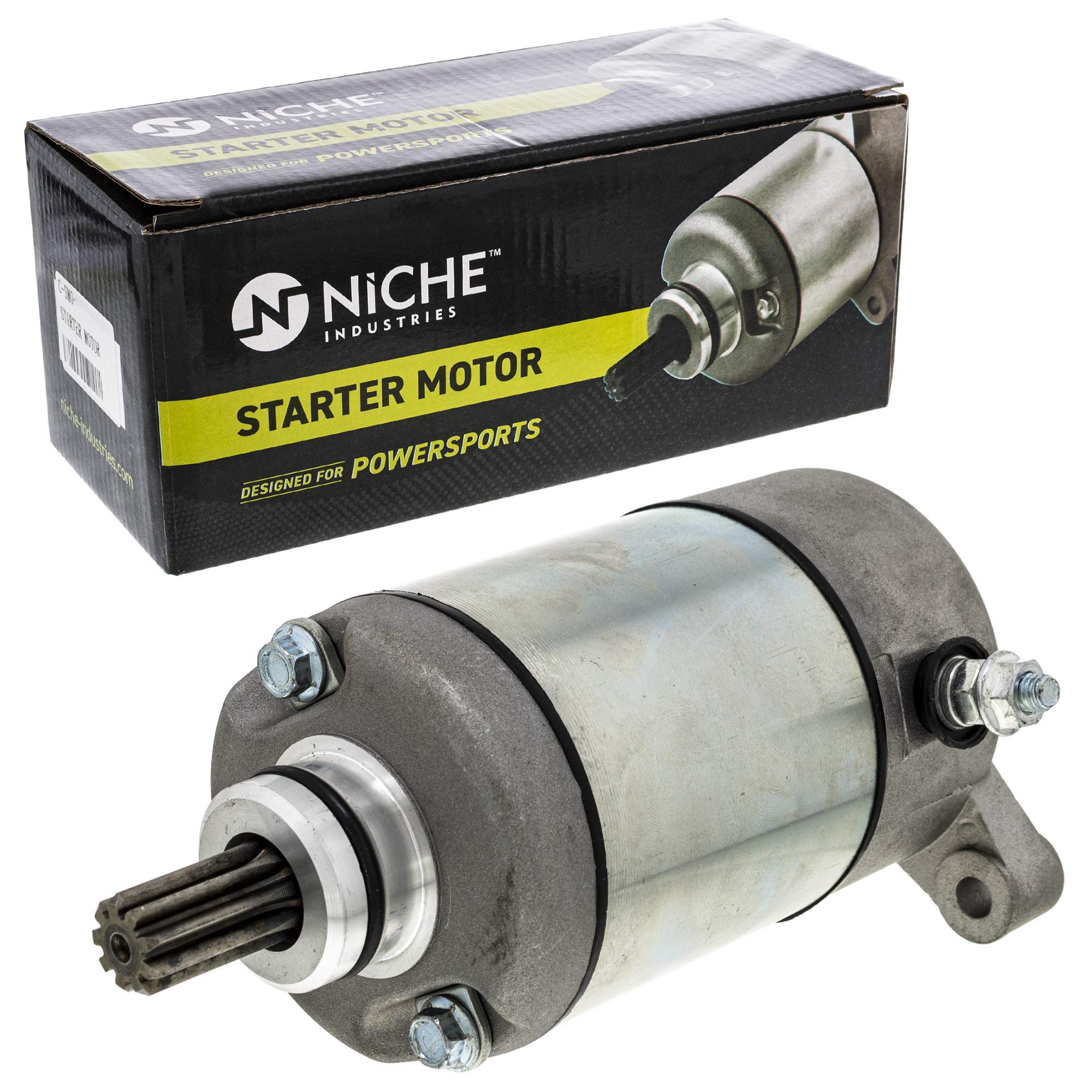 NICHE starter front view showing robust build and reliable replacement benefit