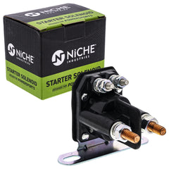 NICHE starter solenoid front view showing compact design and easy fit