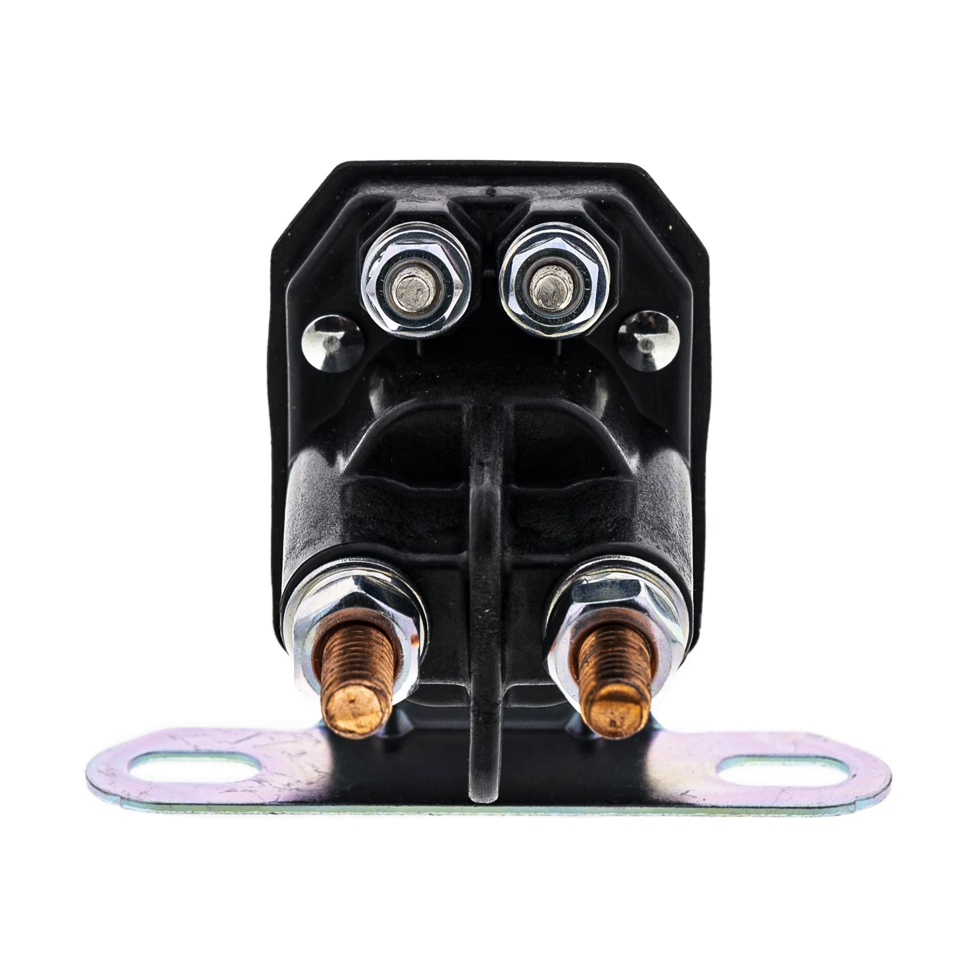 NICHE starter solenoid close-up of terminals for clear electrical connection