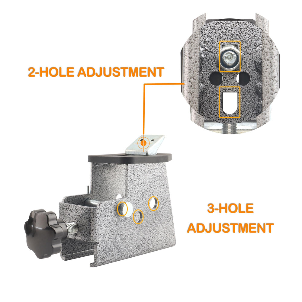 Nienloop jaw profile detail demonstrating non-slip contact that protects rim surfaces