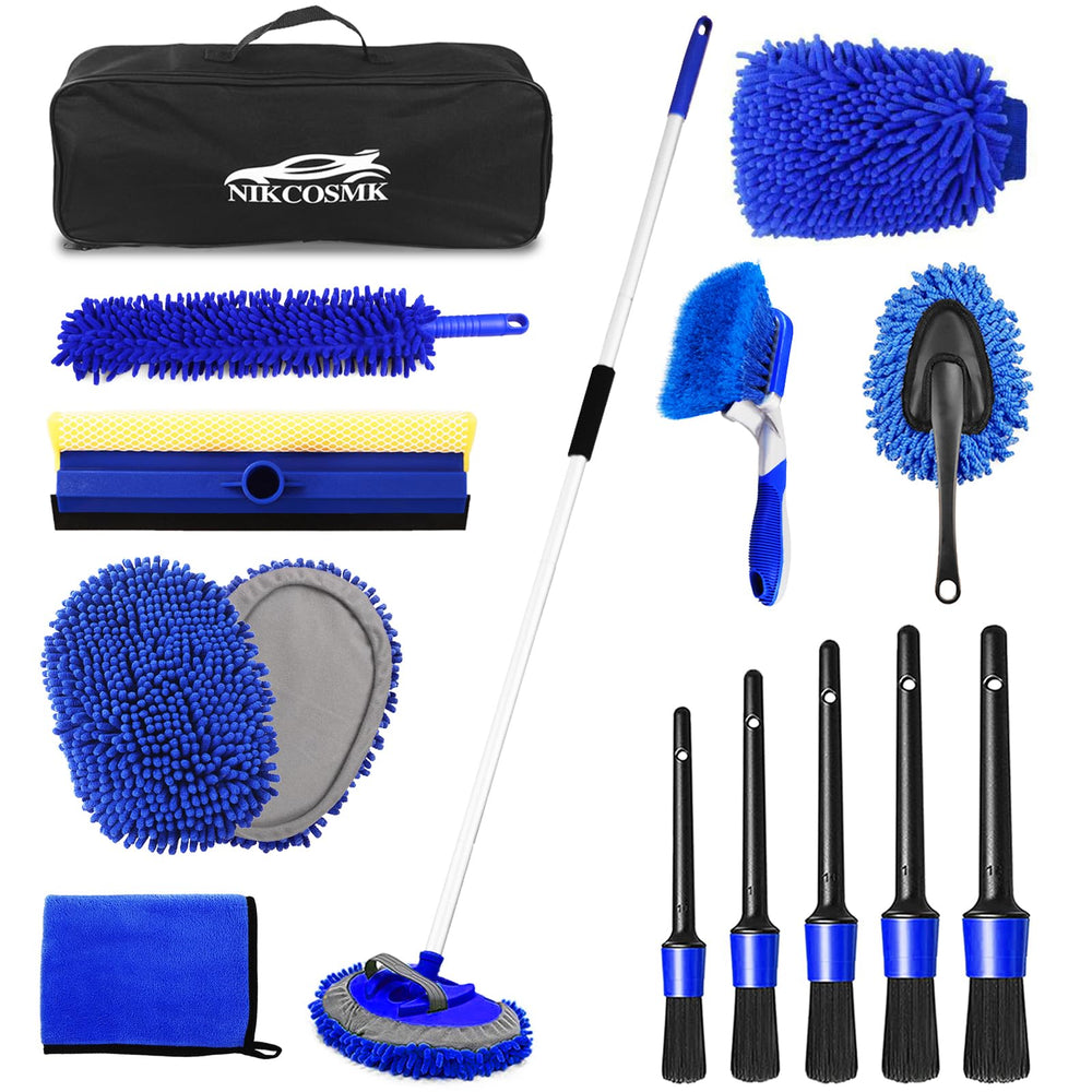 NIKCOSMK full kit layout showing contents for complete vehicle care