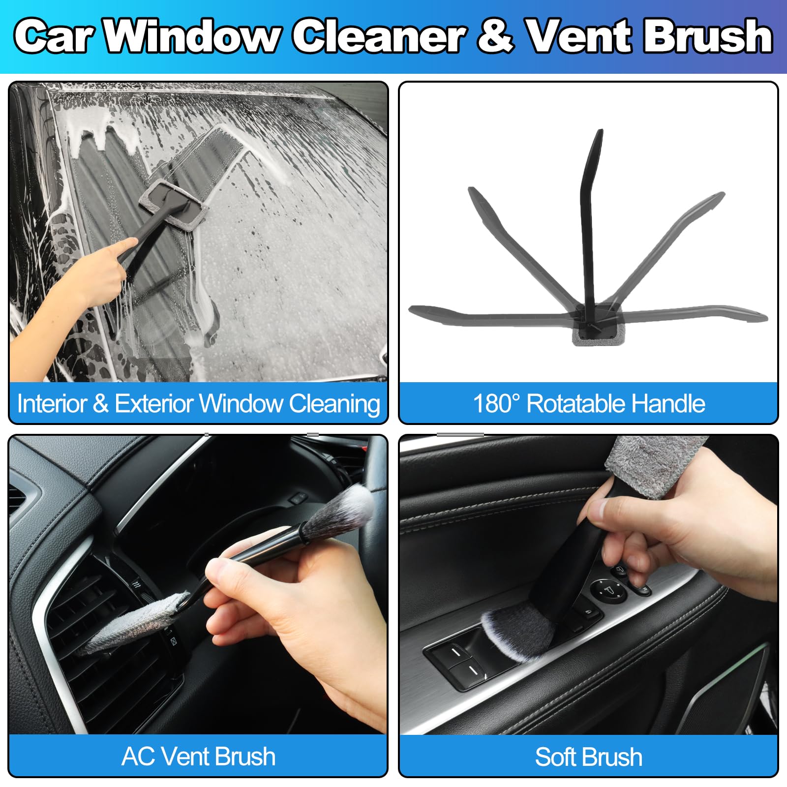 NIKCOSMK cleaning car seat crevice removing crumbs and pet hair