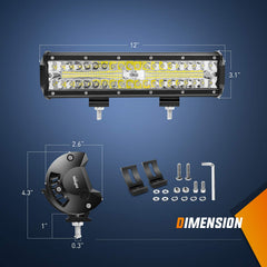 Nilight four 4-inch pods clustered for increased close-range illumination