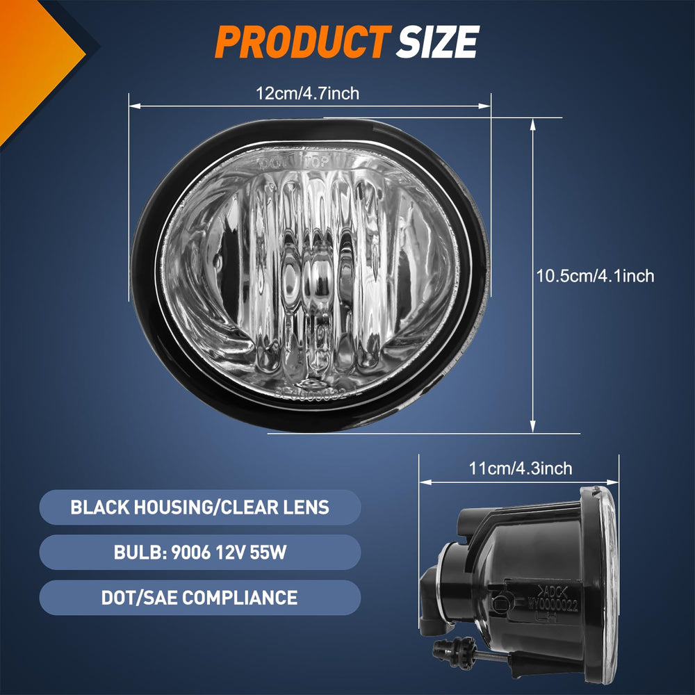 Nilight 9006 bulb detail showing bulb type and easy replacement