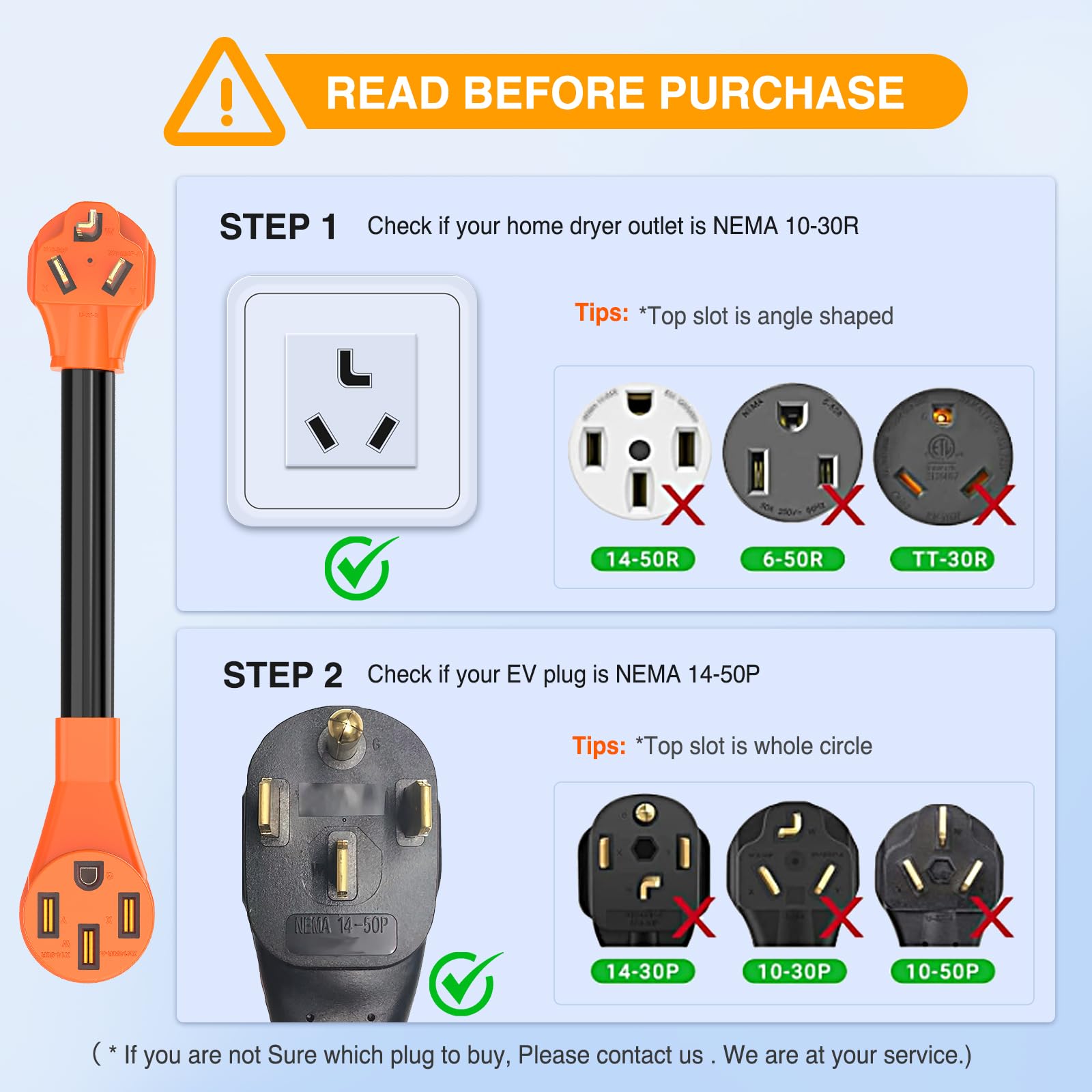 Nilight adapter installed in a garage showing easy access to charge an EV from dryer outlet