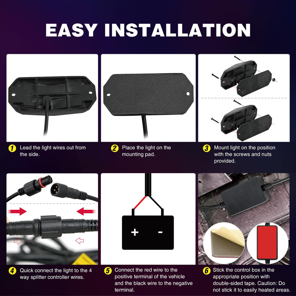 Nilight smartphone app music sync screen showing Bluetooth control and beat-reactive lighting