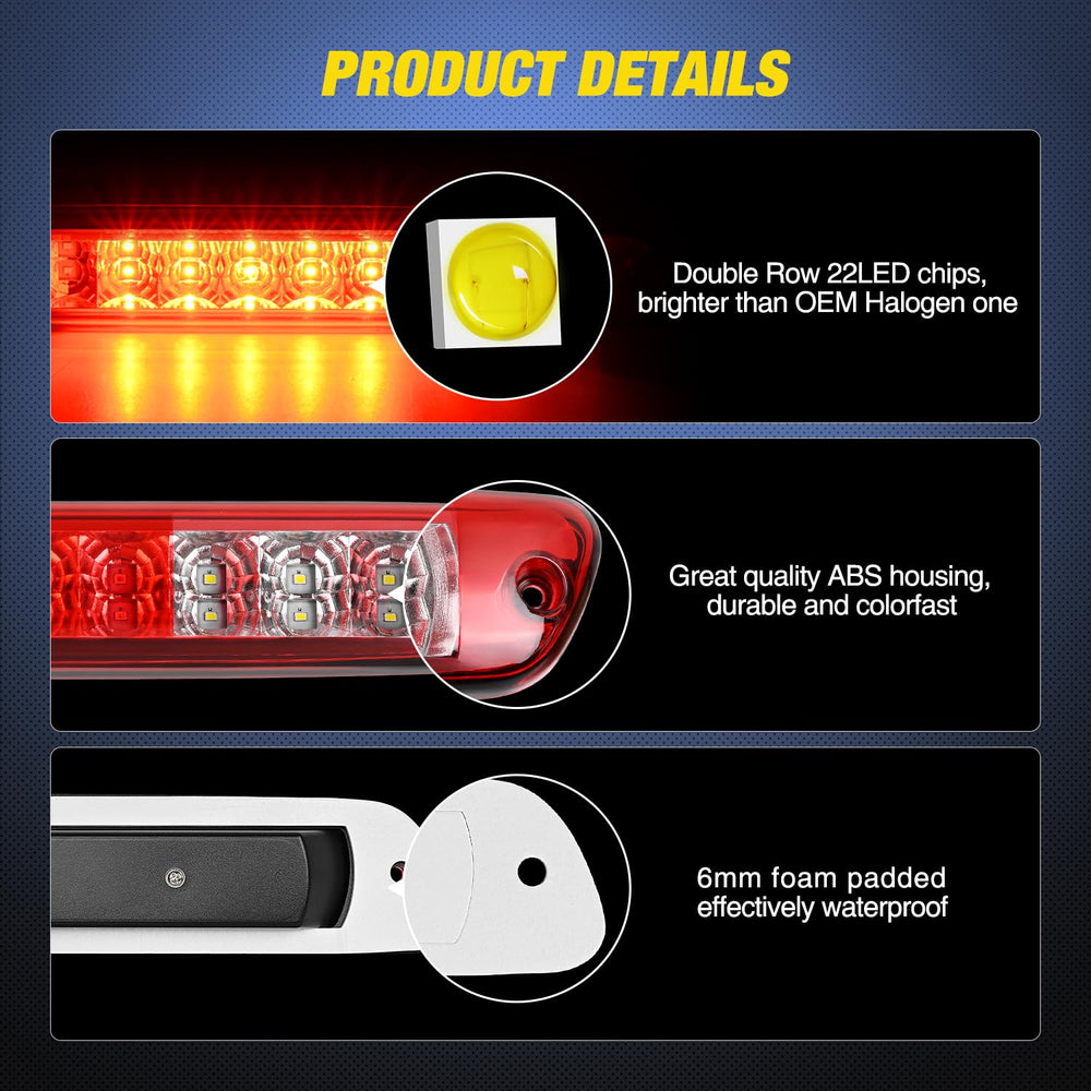 Nilight backside with high-density foam gasket, brand weatherproofing benefit
