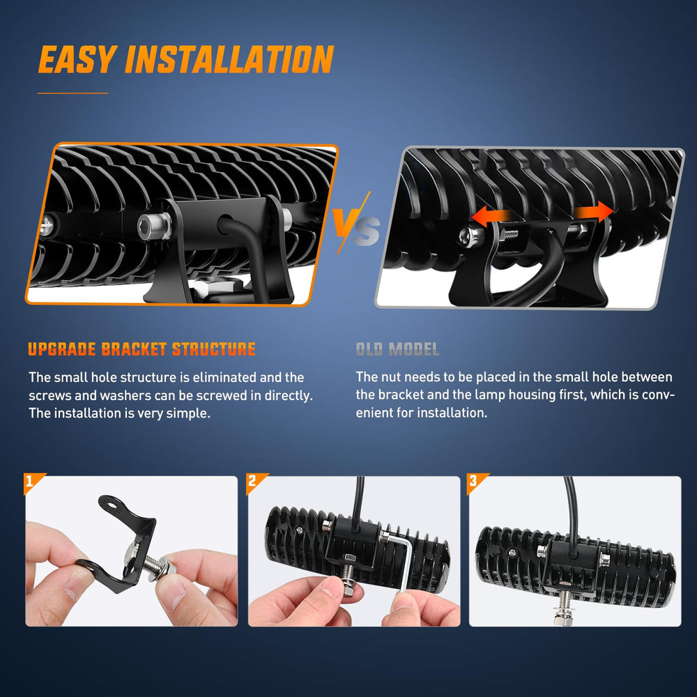 Nilight lights illuminating boat deck for night fishing clarity and safety
