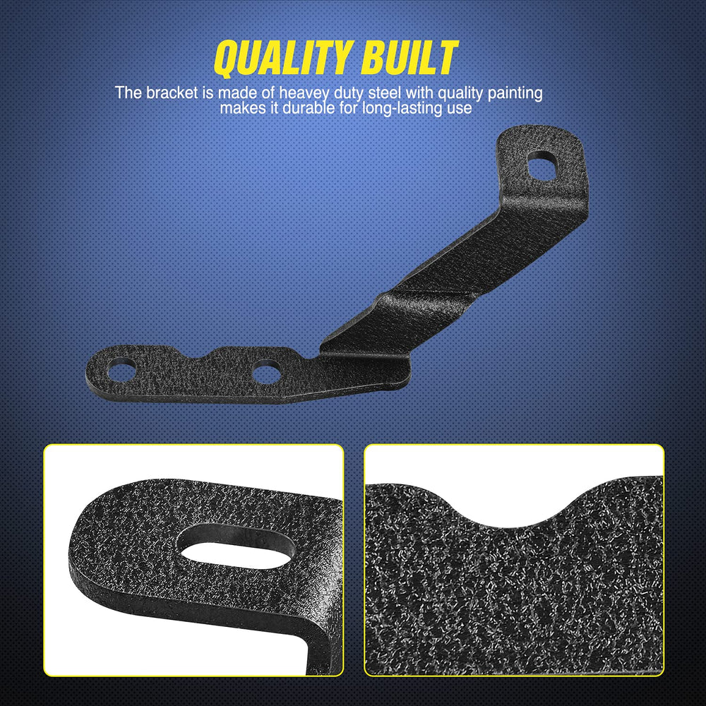 Nilight bracket with 2-inch pod example illustrating correct light fitment