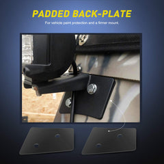Nilight bracket fitted with oversized LED pod demonstrating secure large-light support