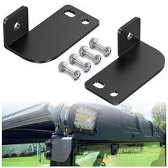 Nilight front view of rear roof brackets showing fit and sturdy build benefits