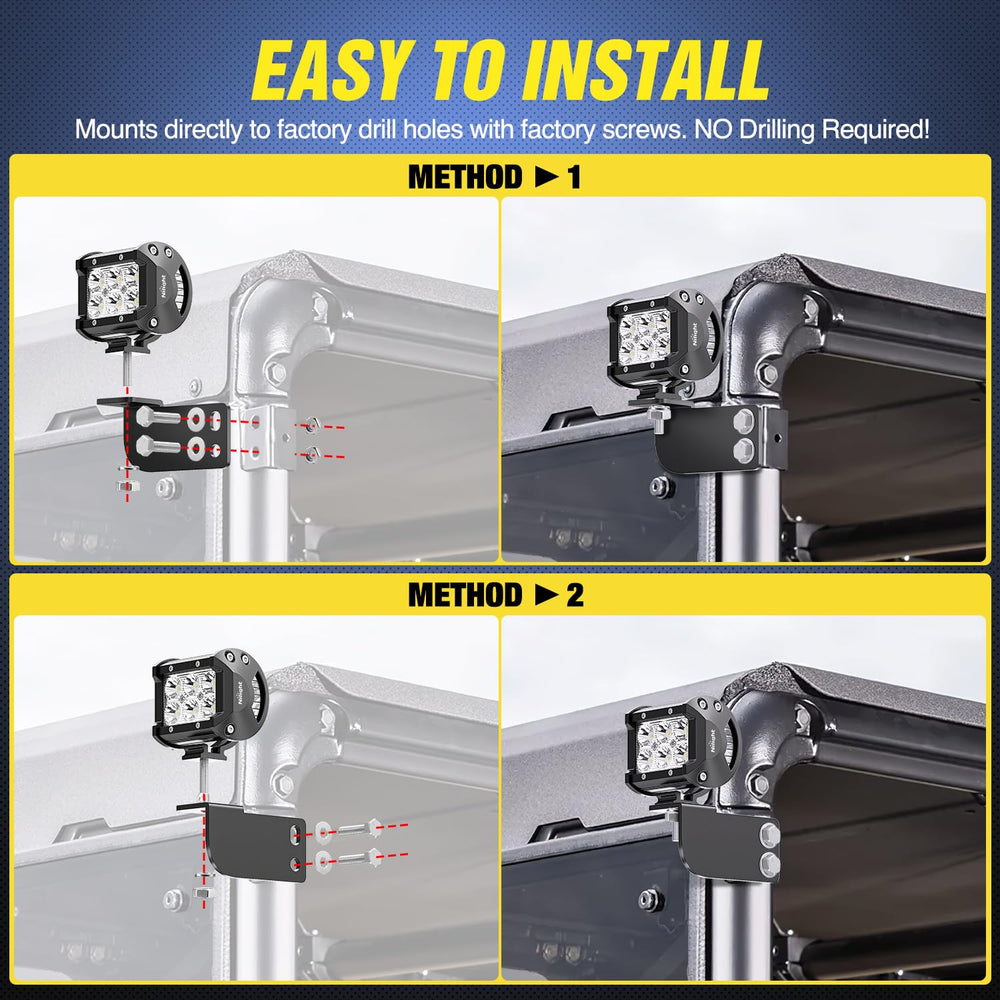 Nilight powder-coat detail showcasing rust-resistant finish for longevity benefits
