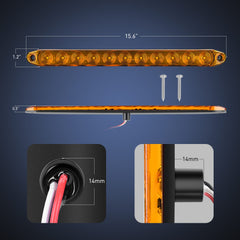 Nilight close-up of 11 3030 SMD LEDs showing crisp lighting and efficient output