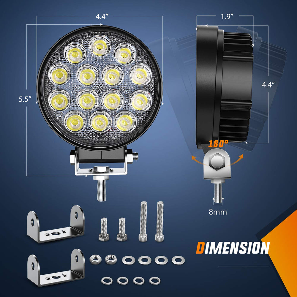 Nilight close-up of LED array revealing high-quality chips and improved brightness benefit