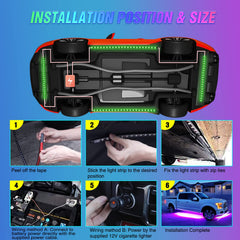 Nilight control box with wireless remote for easy color and mode selection