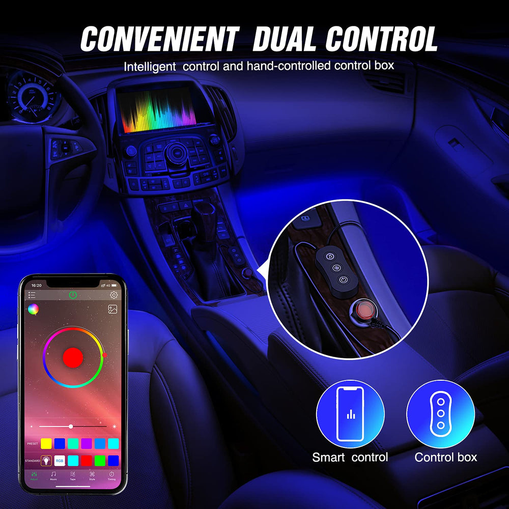 Nilight control box and wiring highlighting tidy installation advantage