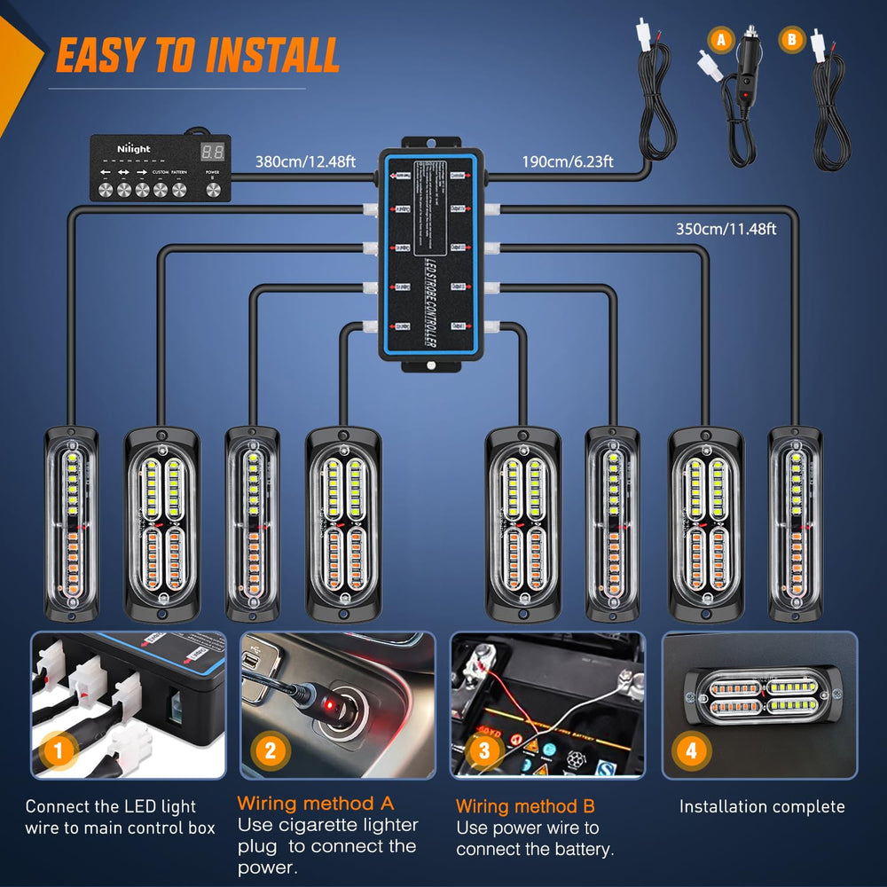 Nilight controller and switch panel offering easy pattern control