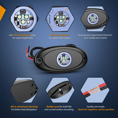 Nilight die-cast housing detail showing heat-dissipation advantage