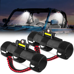 Nilight dome light front view showing compact housing and button, improving cabin visibility