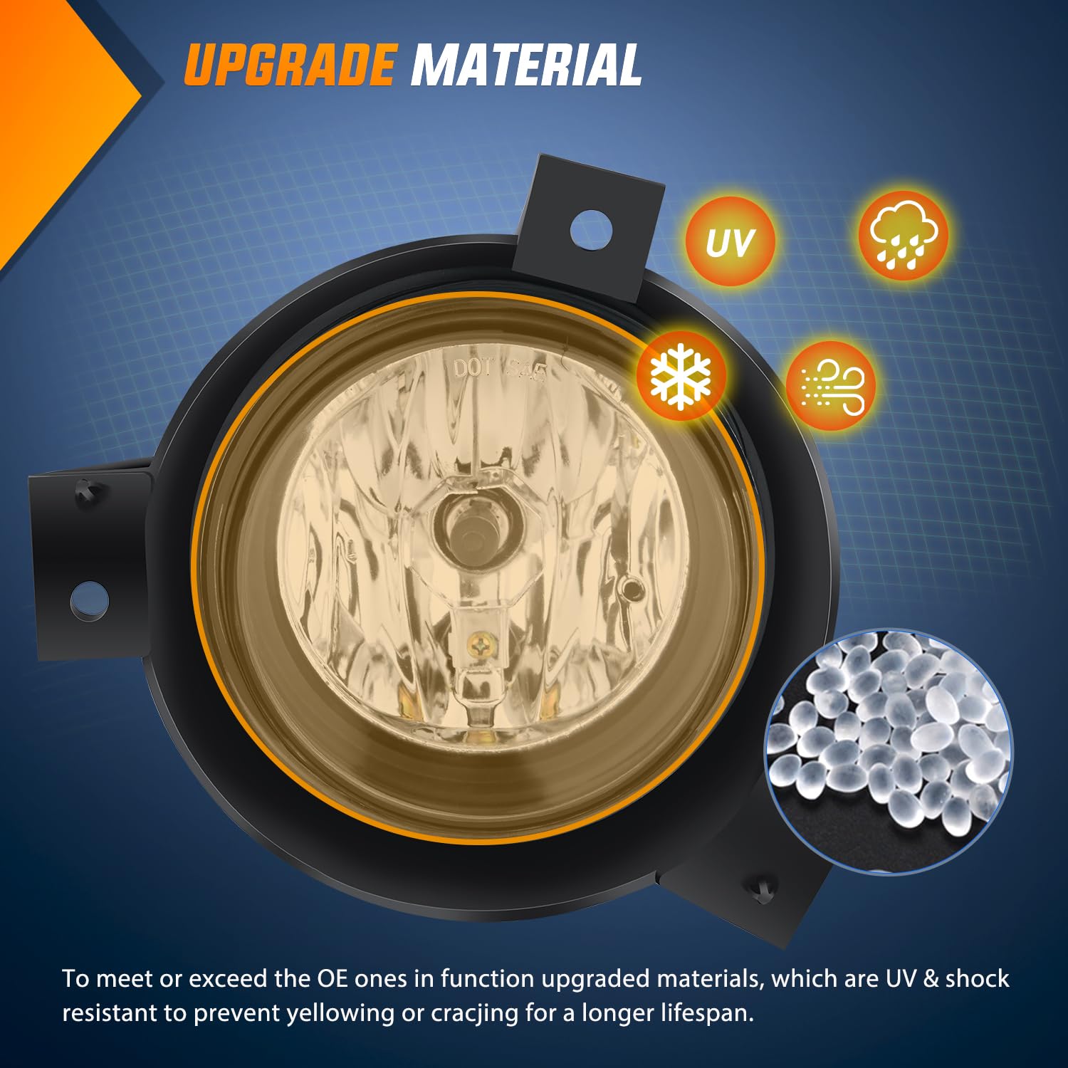 Nilight housing and seal detail illustrating weatherproof durability