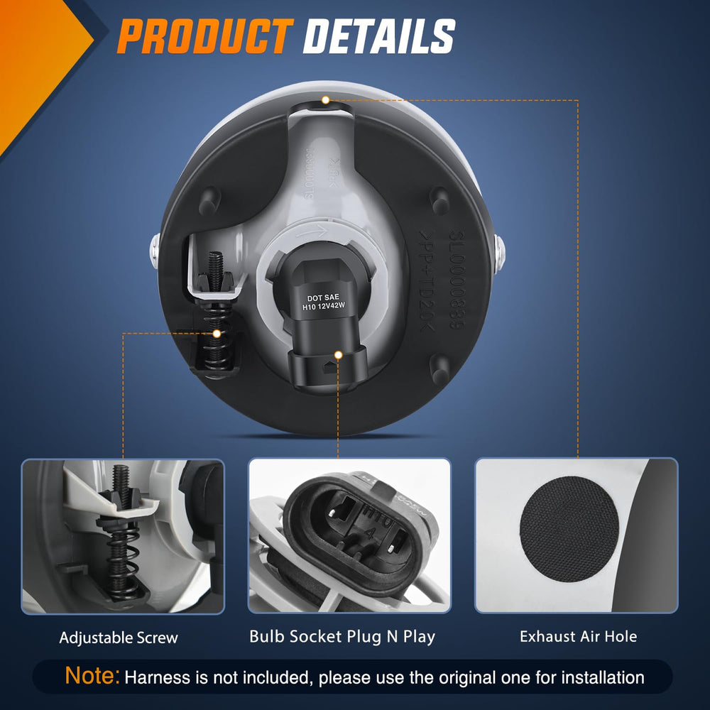 Nilight installed on driver side demonstrating direct bolt-on fit