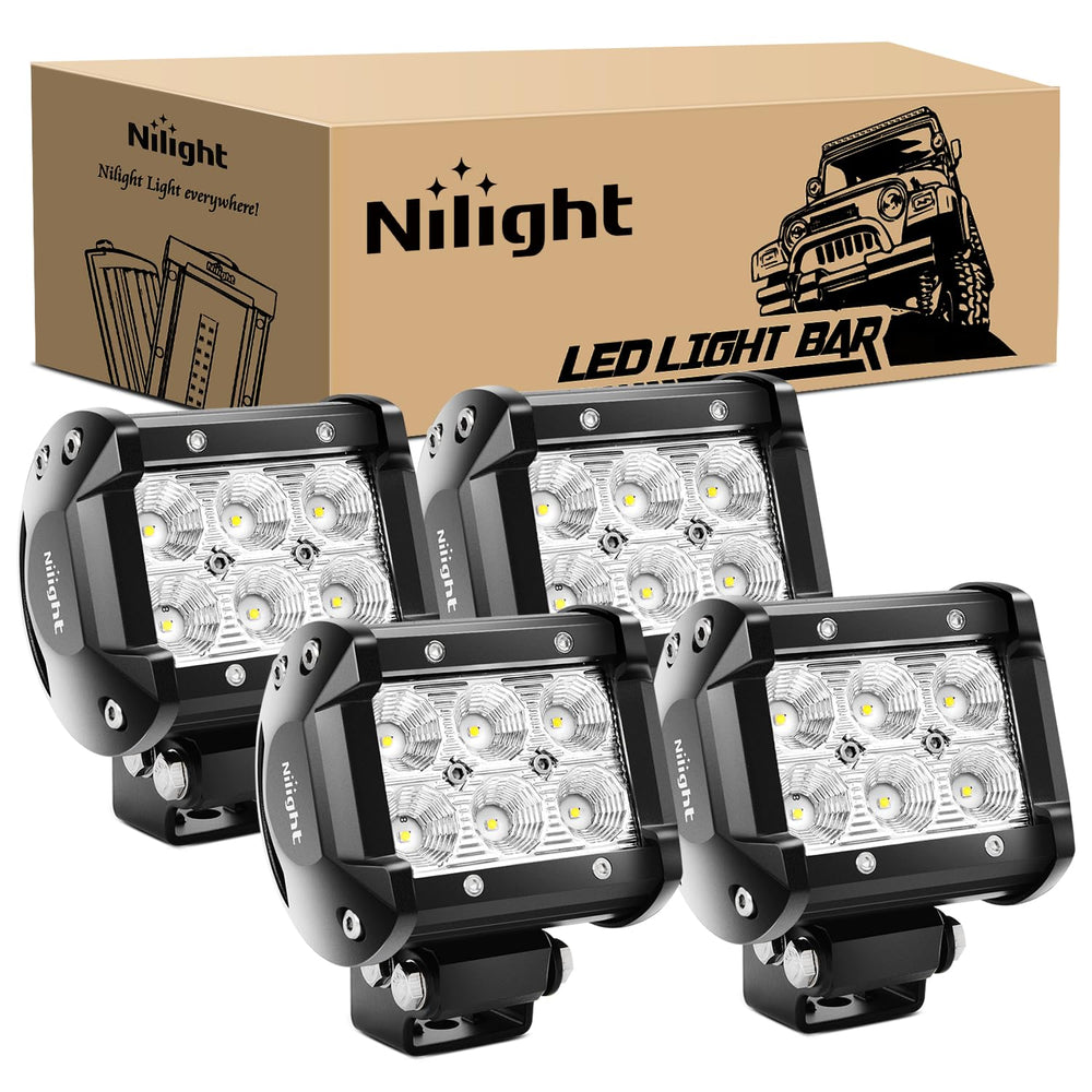 Nilight pod front angle showing lens and benefit of wide coverage