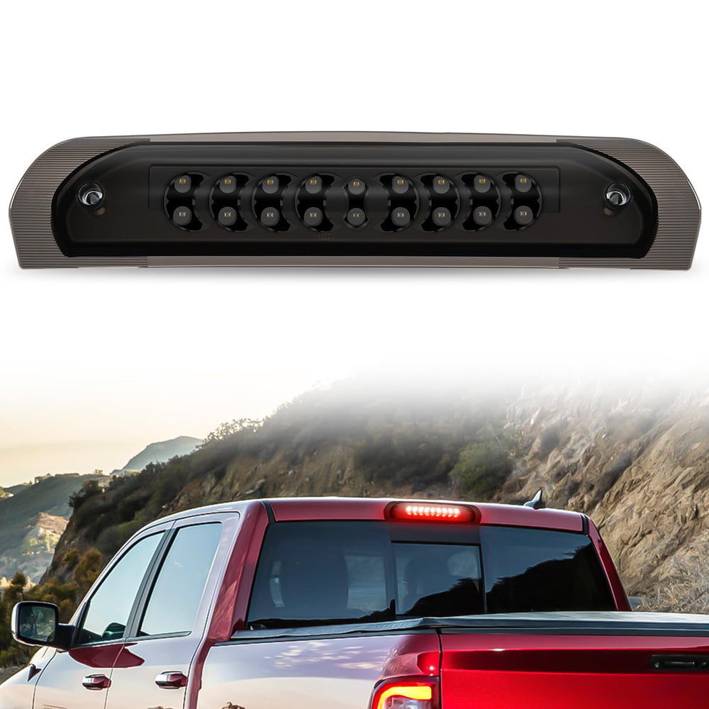 Nilight front assembly on Dodge Ram showing clear lens and brake illumination benefit