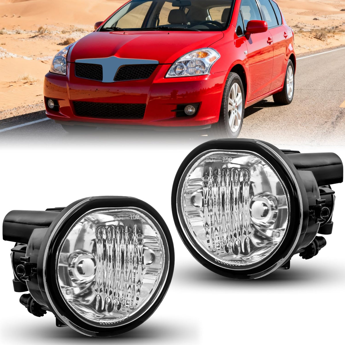 Nilight front assembly showing clear lenses and fitment advantage