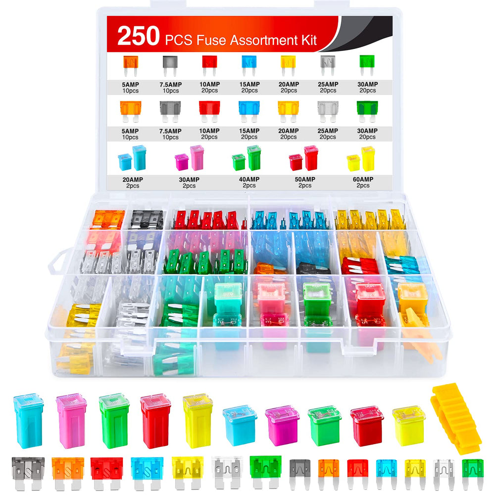 Nilight front packaging showing full 250pcs kit and quick identification benefit