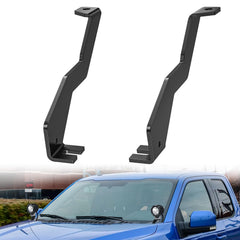Nilight front view brackets installed on hood showing secure fit and easy mounting