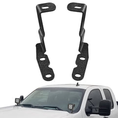Nilight front view of mounted brackets showing secure fit and clean look