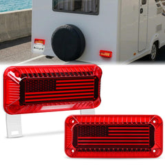 Nilight front view of tail lights showing bright LEDs and clear signaling benefit