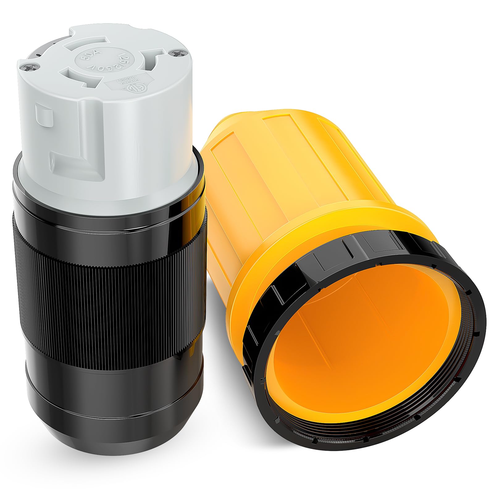 Nilight front view twist-lock plug showing robust housing and secure connection benefit
