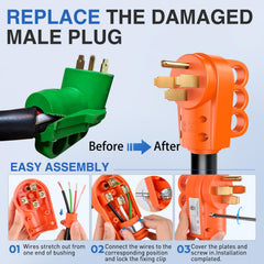 Nilight handle close-up demonstrating easy grip and safer plug removal