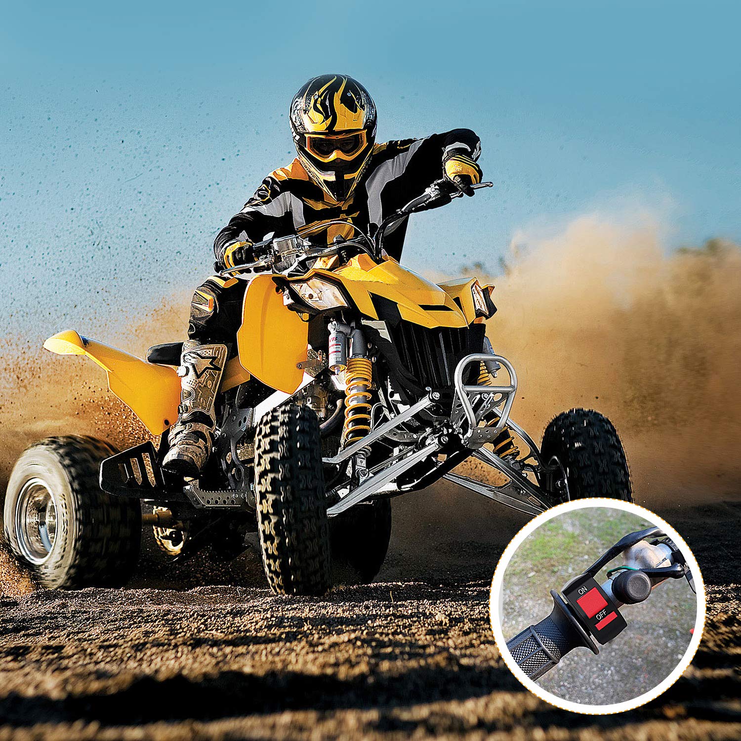Nilight harness powering auxiliary lights at night for better visibility