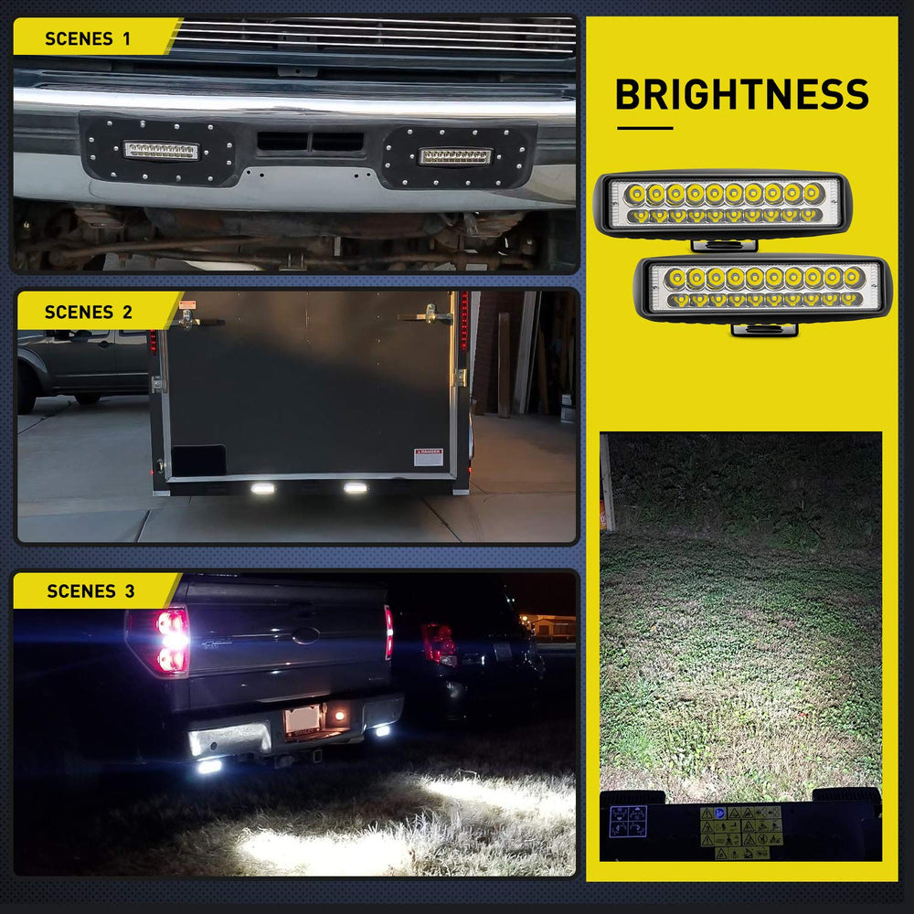 Nilight pods installed on boat rail in twilight, increases low-light safety
