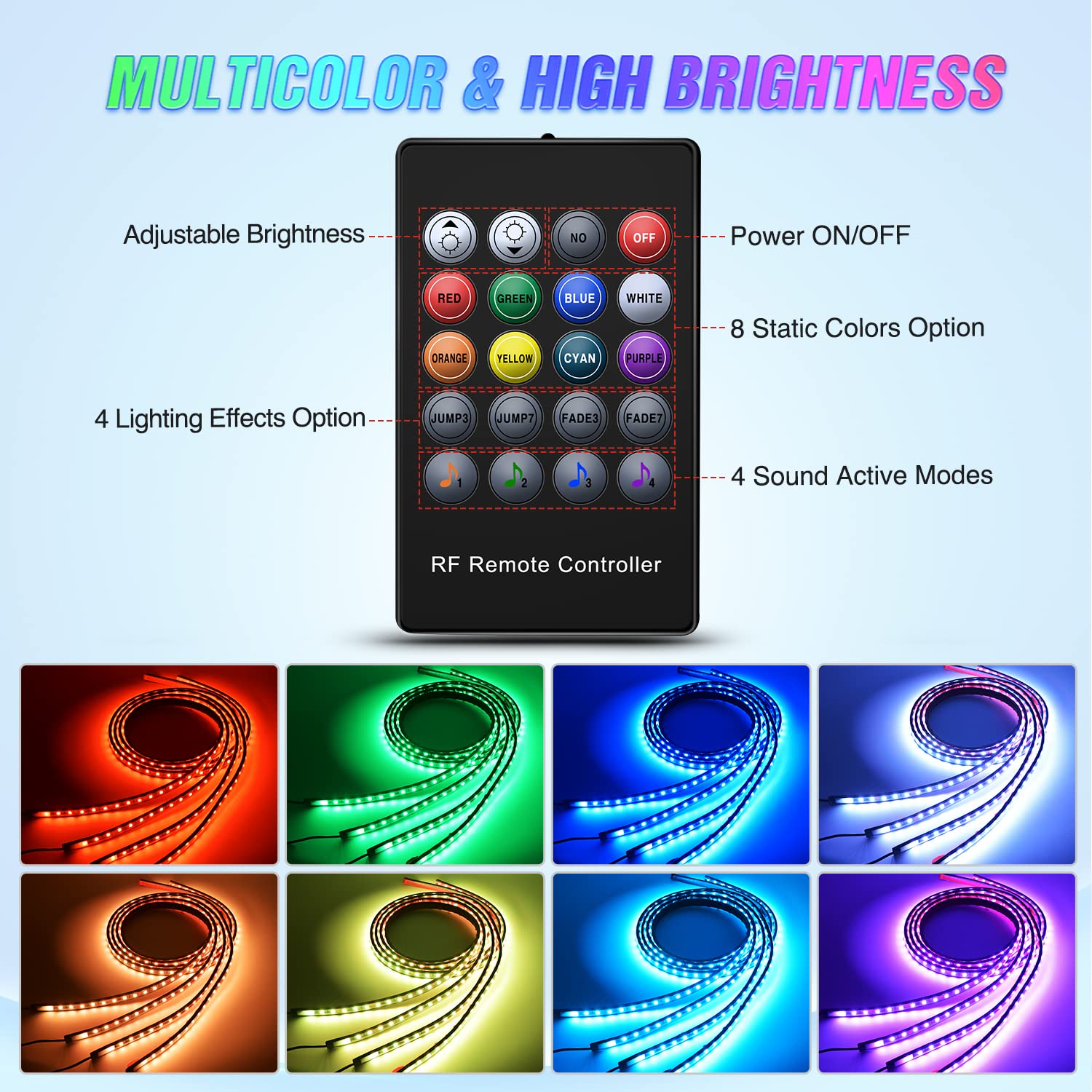 Nilight underglow in use during night drive highlighting aesthetic enhancement