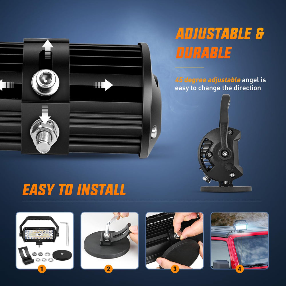 Nilight illuminating a dark country road showing improved night visibility