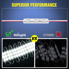 Nilight installed in RV ceiling demonstrating improved interior visibility