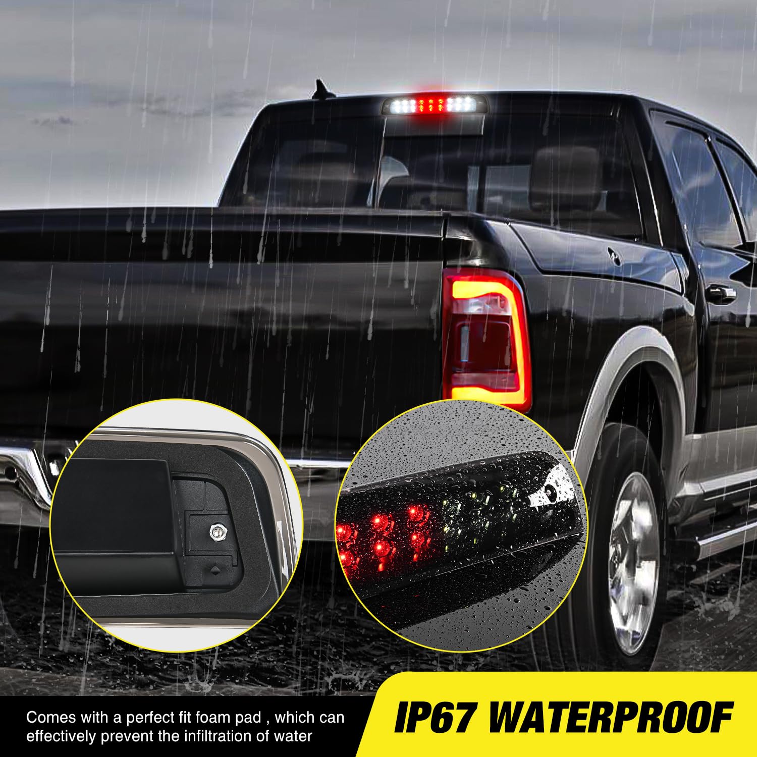 Nilight installed on Dodge Ram rear illustrating OEM fit and clearer rear signaling