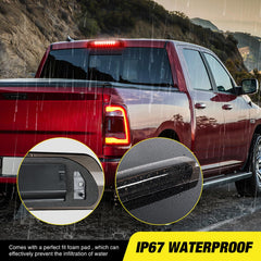 Nilight installed on Ram truck roof illustrating improved rear signaling benefit