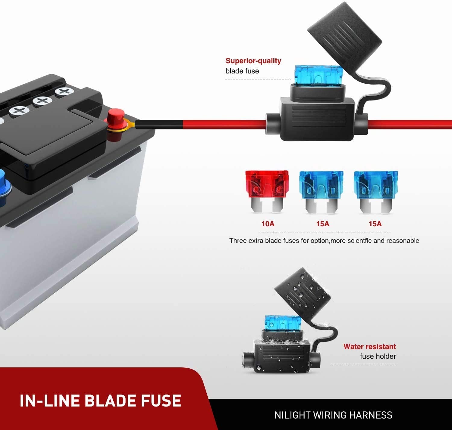 Nilight mounted on truck bumper demonstrating rugged outdoor lighting benefit