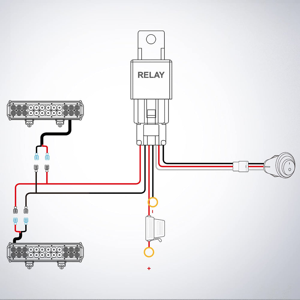Nilight installed under dash demonstrating easy switch mounting