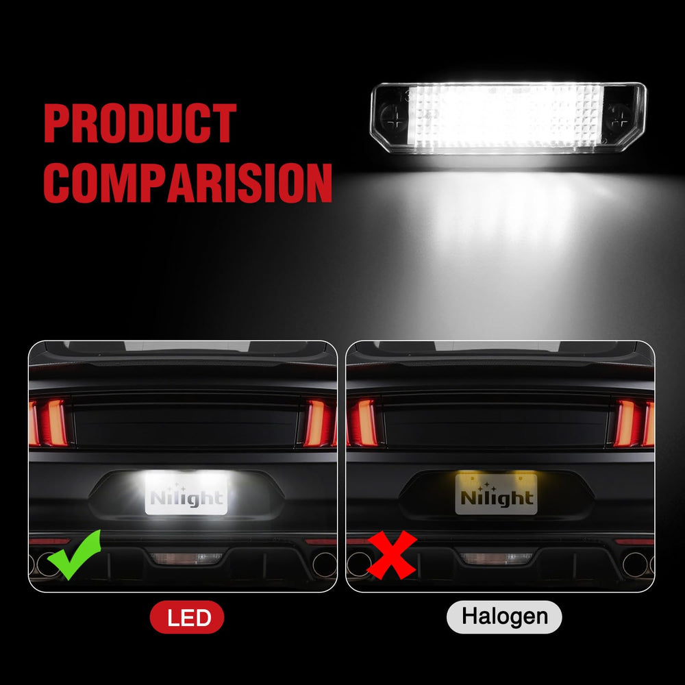 Nilight product label showing OE part numbers for fitment verification
