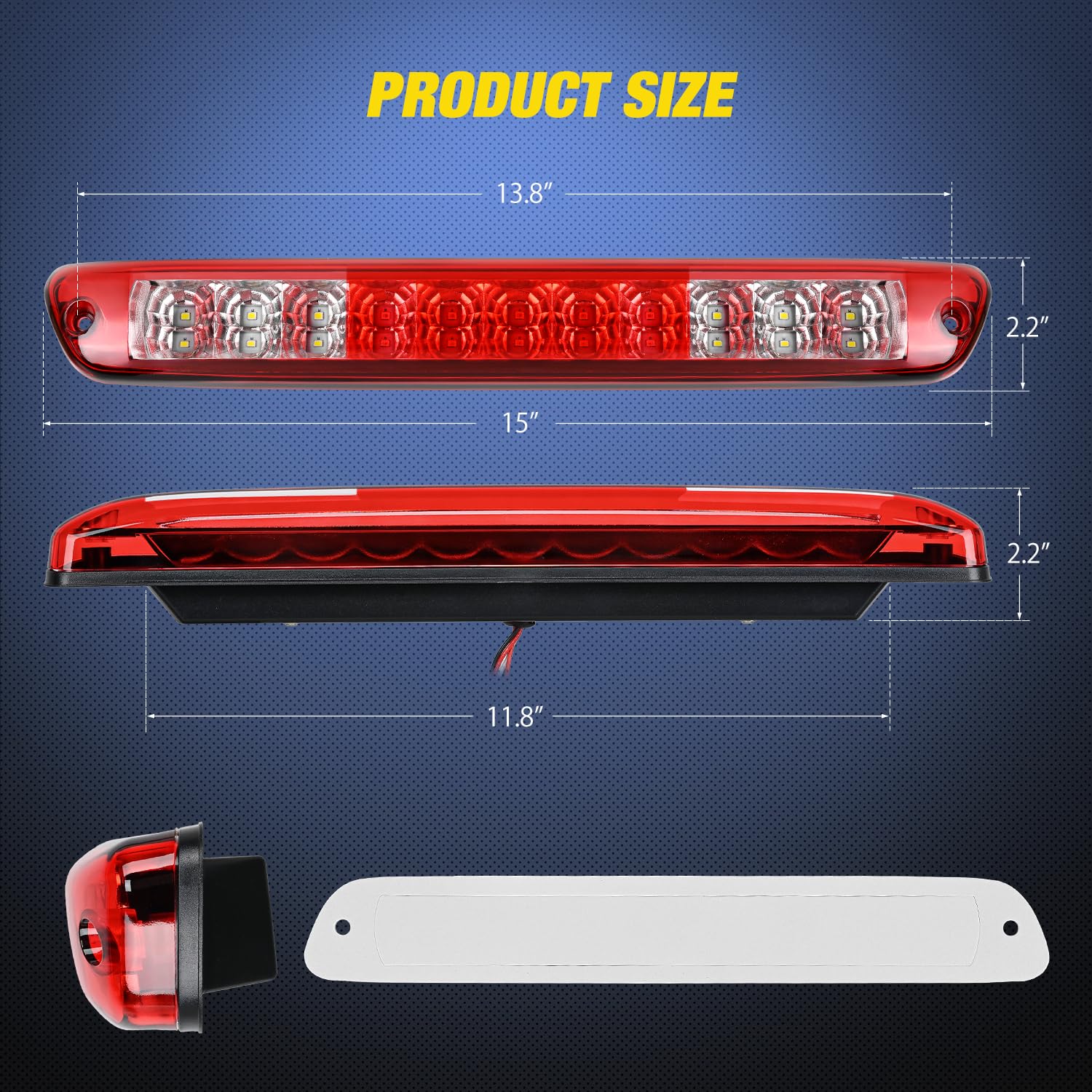 Nilight close-up of 22 LEDs, brand clarity and faster response