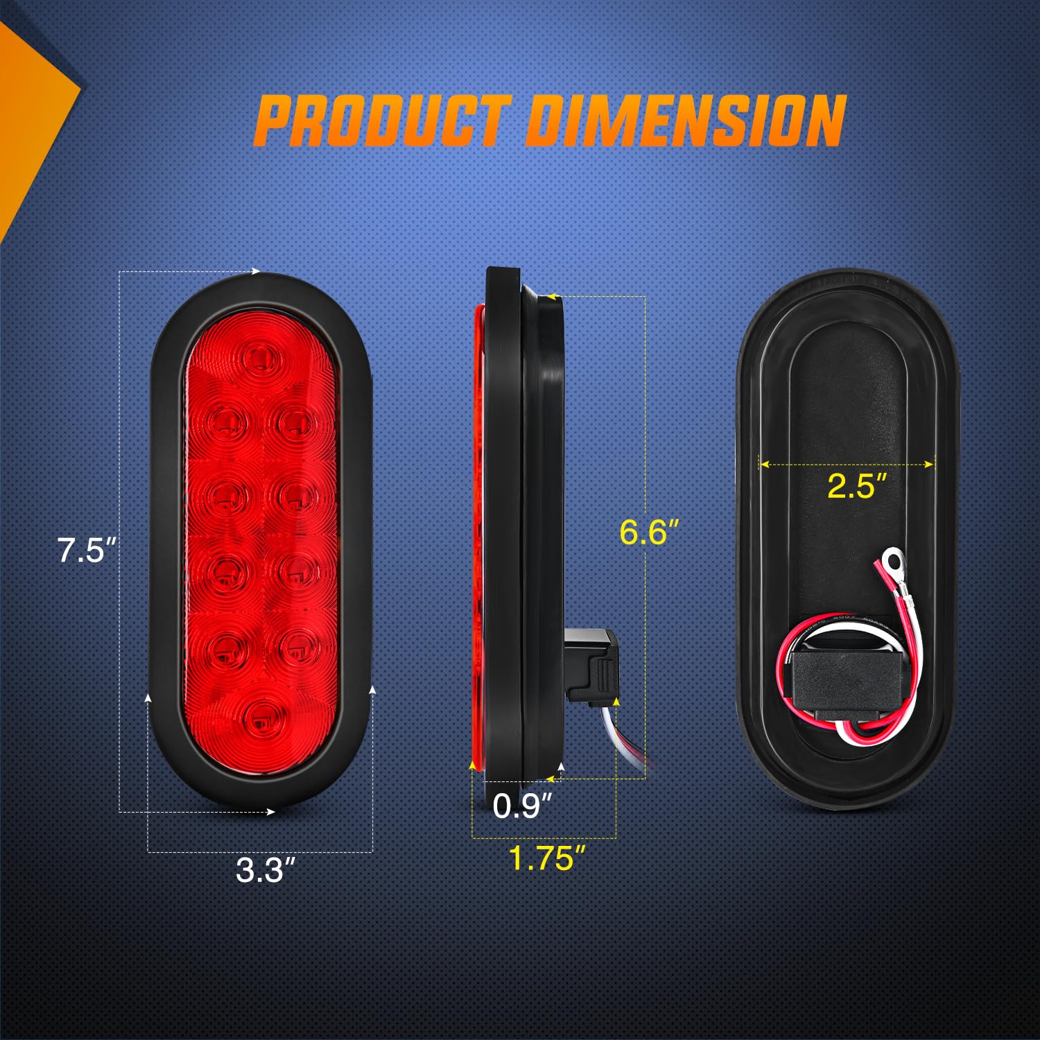 Nilight close-up of 3030 and 2835 LED chips highlighting durable brightness