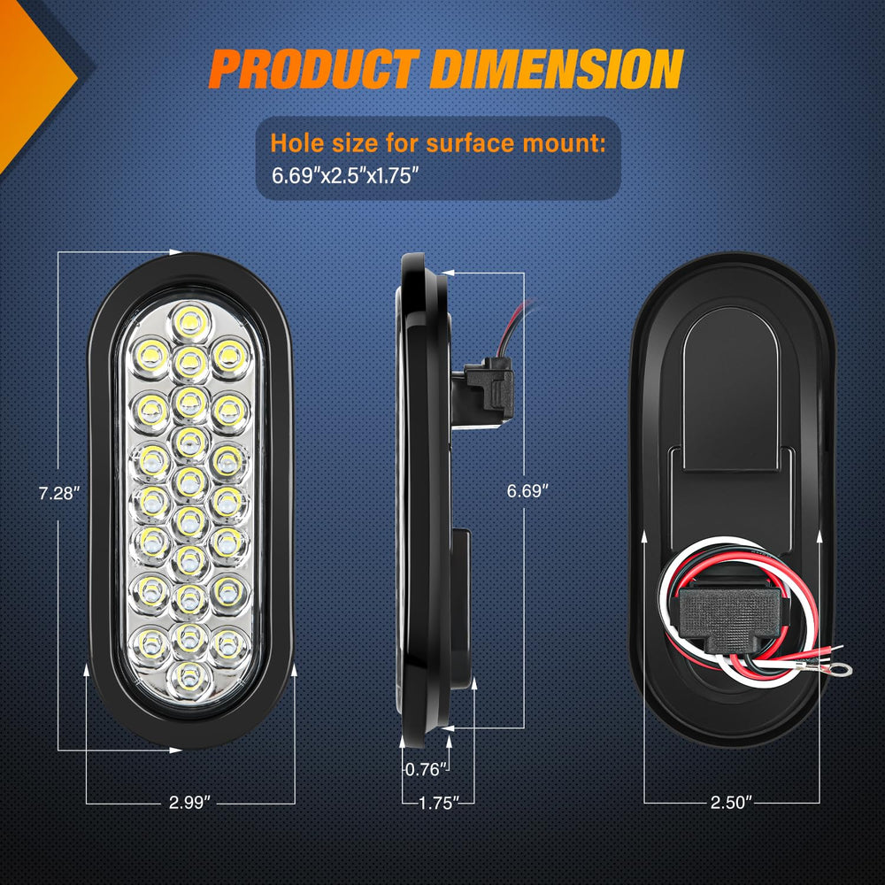 Nilight close-up of 24 SMD LEDs highlighting uniform light spread benefit